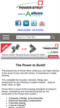 Mobile Screenshot of power-strut.com