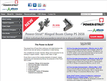 Tablet Screenshot of power-strut.com